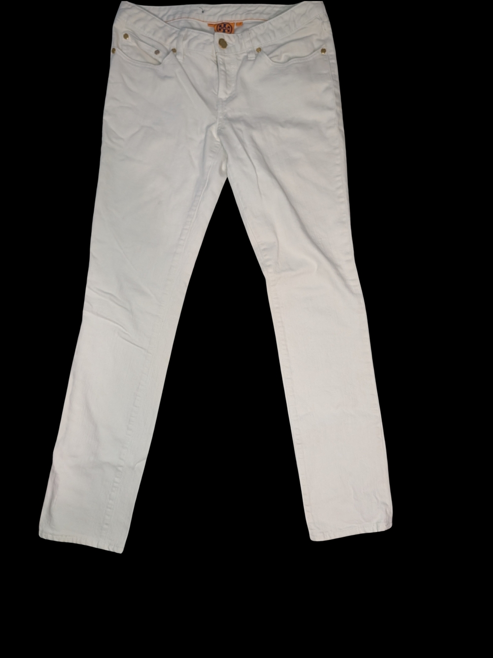Tory Burch White Super Skinny Jeans Size 29 Designer Denim